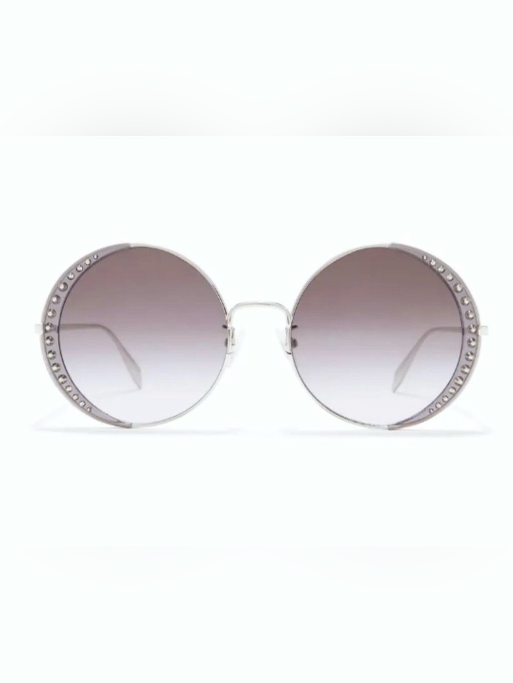 ALEXANDER MCQUEEN 57mm Round Spike Sunglasses - New Condition